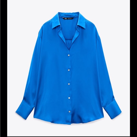 Zara satin effect blouse - Picture 2 of 5